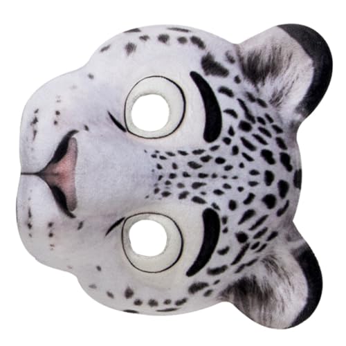 SOIMISS Animal Leopard Maske Leichtes EVA Material mit Elastischem Band Bequeme Tiermaske für Erwachsene Karneval Halloween Kostümparty von SOIMISS