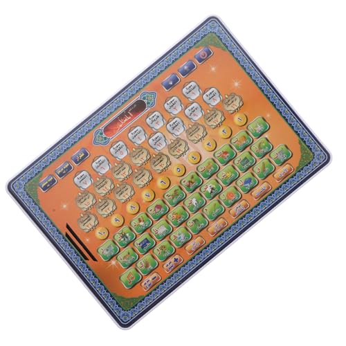 SOIMISS Arabisch Lernmaschine Lernspielzeug Batteriebetrieben Tragbar Alphabet Frühes Sprachlernspielzeug Für Muslimische Mädchen Quran Lernen Tablet von SOIMISS