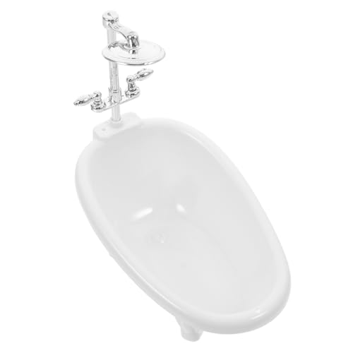 SOIMISS Badzubehör für Puppen kleine badewanne puppenhaus Badezimmer Puppenhaus Badewannenzubehör Puppenhaus-Badewanne Miniaturbadewanne Mini- - Puppenhausdekorationen Abs Weiß SOIMISS Badzubehör für Puppen kleine badewanne puppenhaus Badezimmer Puppenhaus Badewannenzubehör Puppenhaus-Badewanne Miniaturbadewanne Mini- - Puppenhausdekorationen Abs Weiß von SOIMISS