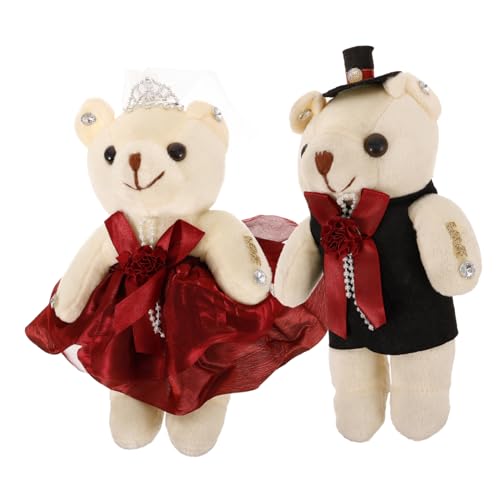 SOIMISS Bären Blumenstrauß Zubehör für Hochzeitsautos Festliche Deko für Engagement und Feiern SOIMISS Bären Blumenstrauß Zubehör für Hochzeitsautos Festliche Deko für Engagement und Feiern von SOIMISS