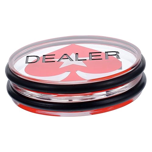 SOIMISS Pokerchip für Partyspiel Kleiner Button Doppelseitige Spielmarke aus Acryl Pokerzubehör für Pokerspiele Spielchips SOIMISS Pokerchip für Partyspiel Kleiner Button Doppelseitige Spielmarke aus Acryl Pokerzubehör für Pokerspiele Spielchips von SOIMISS