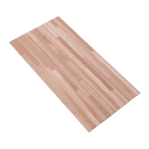 SOIMISS Boden Im Puppenhaus Dollhouse Decor Bodenbelag Dekoration Winzig Planke Miniatur Szene Puppendekor Mini-puppenhausboden Diele Material Mini-bodenplatte PVC Brown von SOIMISS