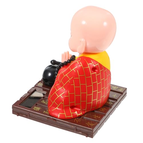 SOIMISS Buddhistische Mönch -Ornamente Figuren Sonnenmönch Figur für winzig Autodeko hühner handystativ solar Mini-Desktop-Ornament Kopfschüttelnde Buddha-Statue Plastik SOIMISS Buddhistische Mönch -Ornamente Figuren Sonnenmönch Figur für winzig Autodeko hühner handystativ solar Mini-Desktop-Ornament Kopfschüttelnde Buddha-Statue Plastik von SOIMISS
