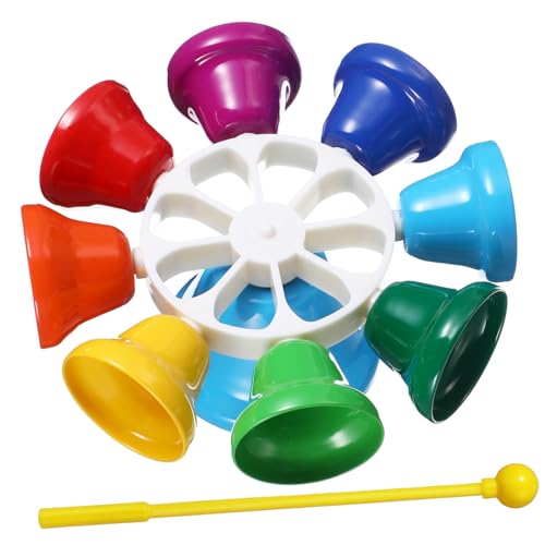 SOIMISS Bunte Handglocke für Drehbare Glocke als Musikspielzeug zur Frühkindlichen Bildung Leichtes Sicheres Lerninstrument Gehirnentwicklung im Kindergarten SOIMISS Bunte Handglocke für Drehbare Glocke als Musikspielzeug zur Frühkindlichen Bildung Leichtes Sicheres Lerninstrument Gehirnentwicklung im Kindergarten von SOIMISS