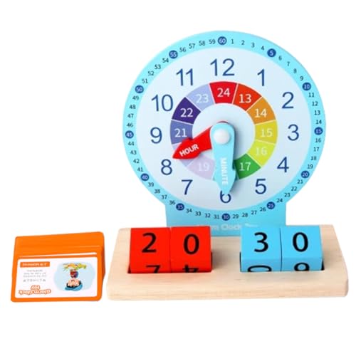 SOIMISS Buntes Lernspielzeug Holz Uhr Lernuhr Pädagogisch Zeitverständnis Kindergarten Vorschule SOIMISS Buntes Lernspielzeug Holz Uhr Lernuhr Pädagogisch Zeitverständnis Kindergarten Vorschule von SOIMISS