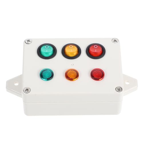 SOIMISS Busy Board Zubehör für Kleinkinder Dreifarbige LED Lampe DIY Montessori Lernspielzeug Motorik und Kreativität Batterien Nicht Enthalten von SOIMISS