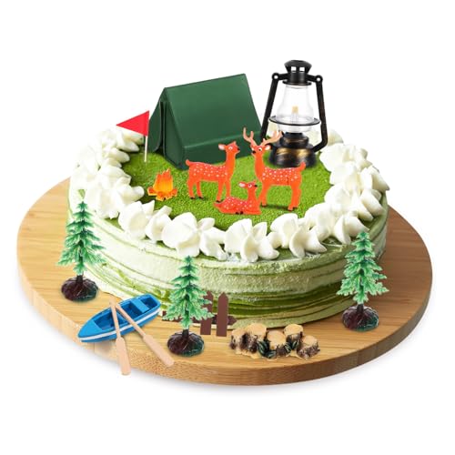 SOIMISS Camping Kuchen Dekoration mit Waldtiere Figuren aus Papier Sicherer Geburtstag Tortenaufsatz für Jungen Mädchen Einfache Handhabung für Party Camping und Feierlichkeiten SOIMISS Camping Kuchen Dekoration mit Waldtiere Figuren aus Papier Sicherer Geburtstag Tortenaufsatz für Jungen Mädchen Einfache Handhabung für Party Camping und Feierlichkeiten von SOIMISS
