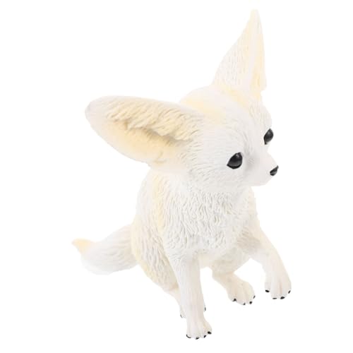 SOIMISS Dekorative Fox Figurine aus Kunststoff Realistisches Ohr Fuchs Modell für Tischdekoration Büro Weiß Deko für Gute und Kreative Mikro Landschaften SOIMISS Dekorative Fox Figurine aus Kunststoff Realistisches Ohr Fuchs Modell für Tischdekoration Büro Weiß Deko für Gute und Kreative Mikro Landschaften von SOIMISS
