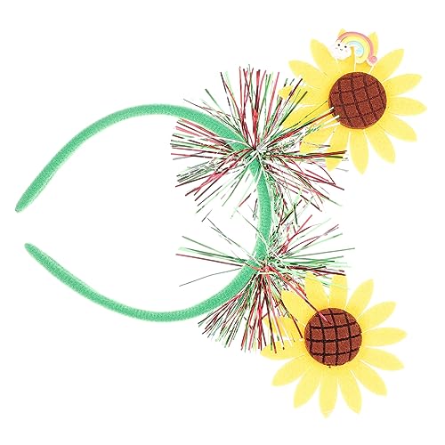 SOIMISS Dekoratives Sonnenblumenstirnband für Mädchen und Erwachsene Süßes Haarband für Partys Cosplay und Fotoshootings Robustes Leichtes Design für von SOIMISS
