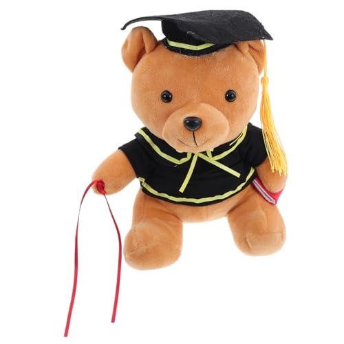 SOIMISS Dr. Bärenpuppe Doktorbär-abschluss Diplom-bär Abschluss Plüschbär Abschluss Stofftiere Weiche Plüschtiere, Die Einen Bären Umarmen Diplom-Puppe Kleiner Abschlussbär Pp Baumwolle von SOIMISS