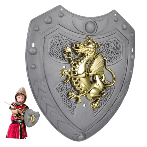SOIMISS Ritterschild Für Kinder Realistisches Piratenschild Requisite Cosplay-Schild Leicht Bequem Für Kinder von SOIMISS