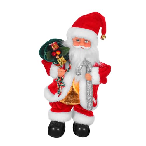 SOIMISS Elektrische Weihnachtsmannfigur mit Musik Kleine Niedliche Santa-Dekoration für Festliche Party Familienfreude und Spielerische Weihnachtsatmosphäre SOIMISS Elektrische Weihnachtsmannfigur mit Musik Kleine Niedliche Santa-Dekoration für Festliche Party Familienfreude und Spielerische Weihnachtsatmosphäre von SOIMISS