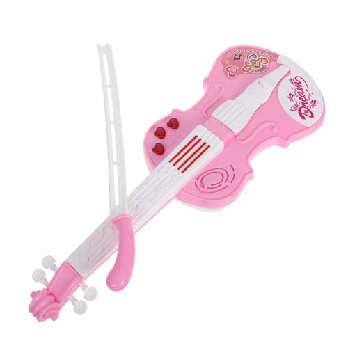 SOIMISS Elektronisches Violinenspielzeug mit Licht und Sound Tragbares Realistisch Gestaltetes Musikinstrument für Kleinkinder zur Frühkindlichen Musikförderung SOIMISS Elektronisches Violinenspielzeug mit Licht und Sound Tragbares Realistisch Gestaltetes Musikinstrument für Kleinkinder zur Frühkindlichen Musikförderung von SOIMISS