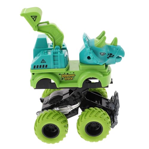 SOIMISS Engineering Auto Dinosaurier Rückzug Auto Kinderwagen Kreatives Lernspielzeug Für Jungen Mädchen Ab Jahren Robust Batterie von SOIMISS
