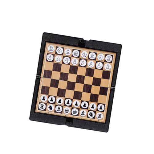 SOIMISS Faltbares Schachbrett mit Magnetischen Figuren Leichtes und Dünnes PU Leder Tragbar für Reisen und Zuhause Geeignet für Jugendliche und Erwachsene Schachspiel für Unterwegs SOIMISS Faltbares Schachbrett mit Magnetischen Figuren Leichtes und Dünnes PU Leder Tragbar für Reisen und Zuhause Geeignet für Jugendliche und Erwachsene Schachspiel für Unterwegs von SOIMISS