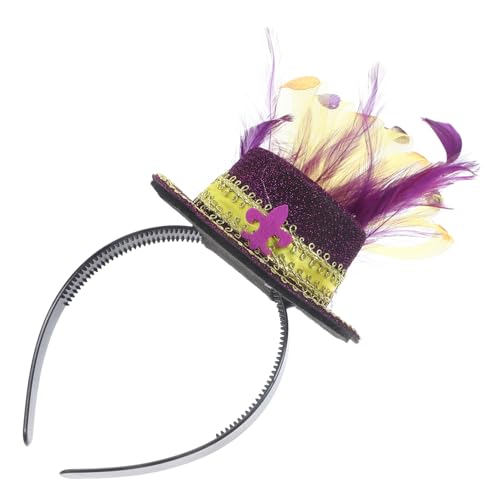 SOIMISS Faszinator Haarband für Damen mit Federn Kopfbedeckung für Teepartys Hochzeiten und Cosplay Stilvolles Accessoire für Besondere Anlässe von SOIMISS