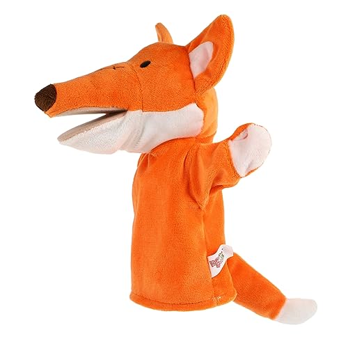 SOIMISS Fingerspielzeug Tiere Tierkopf-fingerspielzeug Mini-fingerpuppen Fingerpuppen Fingerspielzeug Für Tierkopf Fingerspielzeug Plüsch Orange von SOIMISS
