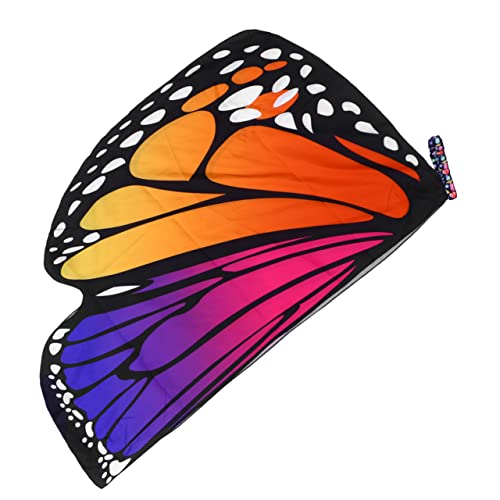 SOIMISS Damen Polyester Umhang Mit Schmetterlingsflügeln Cosplay Umhang Für Partys Karneval Und Fasching Druck Mit Großen Schmetterlingen Und Rosarot SOIMISS Damen Polyester Umhang Mit Schmetterlingsflügeln Cosplay Umhang Für Partys Karneval Und Fasching Druck Mit Großen Schmetterlingen Und Rosarot von SOIMISS