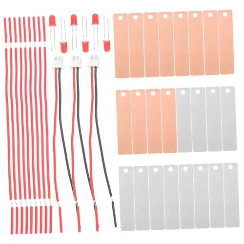 SOIMISS Fruchtbatterie Experimentierkasten aus Kupfer Material DIY Wissenschafts für Einfache Montage Lernspielzeug Kreativität und Naturwissenschaftlichem Interesse von SOIMISS