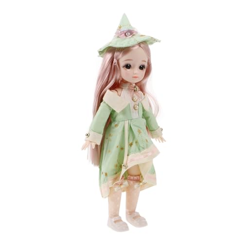 SOIMISS Gelenk Bjd Puppe mit Sommer Boho Outfit Verstellbare Gelenke Inklusive Kleidung Schuhe und Hut Mädchen mit Kawaii Stil SOIMISS Gelenk Bjd Puppe mit Sommer Boho Outfit Verstellbare Gelenke Inklusive Kleidung Schuhe und Hut Mädchen mit Kawaii Stil von SOIMISS