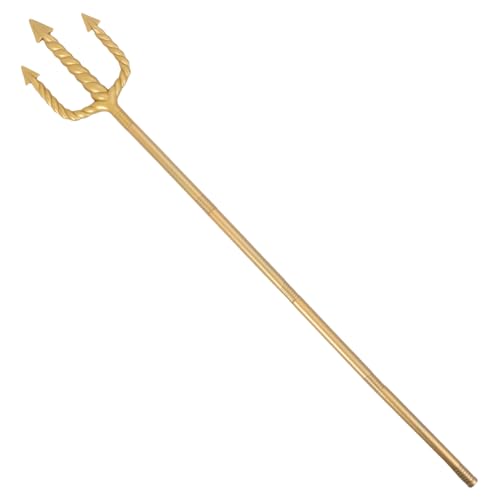 SOIMISS Goldener Spiral mit Abgerundeten Spitzen Sicheres Halloween und Cosplay Accessoire für Dämonen und Teufelskostüme Vielseitiges Requisit für Kostümpartys und Bühnenauftritte von SOIMISS