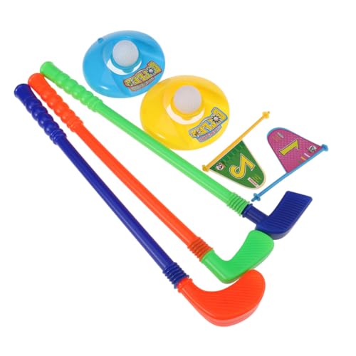 SOIMISS Golfset aus Kunststoff Outdoor für Drinnen und Draußen Fördert Motorik Koordination und Geduld Geeignet für Vorschule und Spielspaß Zufällige Farbe Zufällige Farbe von SOIMISS