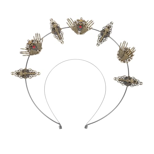SOIMISS Gothic Haarreif Damen Haarschmuck Festival Party Kopfschmuck Halloween Cosplay Accessoire SOIMISS Gothic Haarreif Damen Haarschmuck Festival Party Kopfschmuck Halloween Cosplay Accessoire von SOIMISS