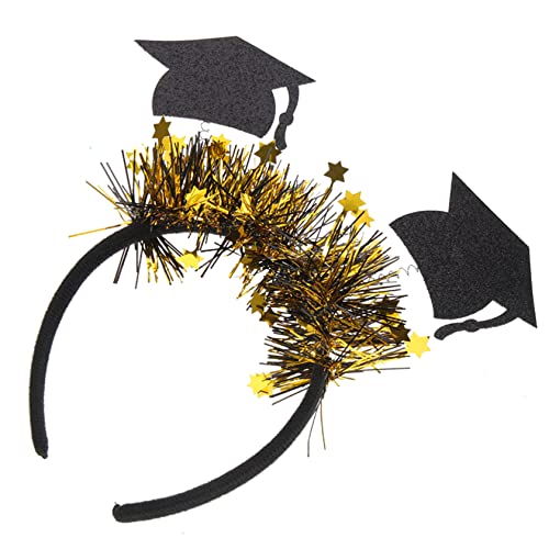 SOIMISS Graduierung Stirnband mit Goldfarbenem Doktorhut und Sternen Festliches Abschluss Haaraccessoire für Erwachsene Komfortabel und Passend für Abschlussfeiern und Fotosessions SOIMISS Graduierung Stirnband mit Goldfarbenem Doktorhut und Sternen Festliches Abschluss Haaraccessoire für Erwachsene Komfortabel und Passend für Abschlussfeiern und Fotosessions von SOIMISS