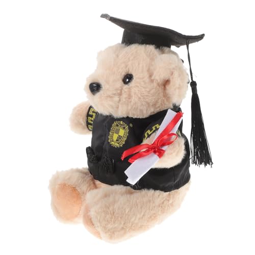 SOIMISS Graduierungsplüschbär mit Doktorhut Kuscheliges Abschlussgeschenk Weicher Stofftier Bär für Schulabschluss Bachelor und Abitur Dekoratives und Liebevolles SOIMISS Graduierungsplüschbär mit Doktorhut Kuscheliges Abschlussgeschenk Weicher Stofftier Bär für Schulabschluss Bachelor und Abitur Dekoratives und Liebevolles von SOIMISS