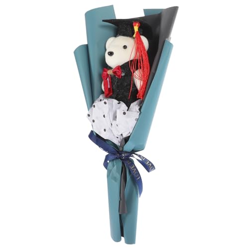 SOIMISS Graduierungstärchen Bouquet Zubehör Für Die Abschlussfeier 2024 Dekoration 2024 Absolvent Blumenbär -abschluss Abschluss Bär Bären Gewichtete Kuscheltiere Zeichen Party Schaum Blue von SOIMISS
