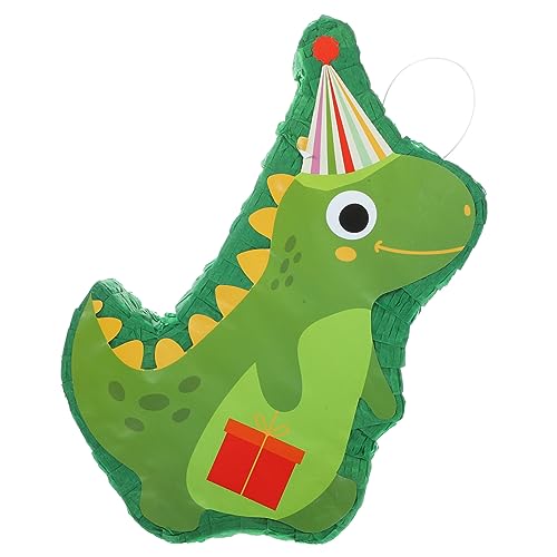 SOIMISS Große Dinosaurier Piñata Candy Container Partydekoration zum Aufhängen Grün Lustiges Geburtstagsdekor für Kindergeburtstag mit Süßigkeitenfüllung Kreatives Partyspiel Zubehör von SOIMISS