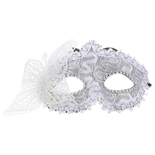 SOIMISS Halbgesichtsmaske Schmetterling Schreimaske Halloween-Quasten Maskerade verkleiden Masken für halloween masken halloweenmaske Maskerademaske Frauenmaskenstütze Kunststoff Silver SOIMISS Halbgesichtsmaske Schmetterling Schreimaske Halloween-Quasten Maskerade verkleiden Masken für halloween masken halloweenmaske Maskerademaske Frauenmaskenstütze Kunststoff Silver von SOIMISS