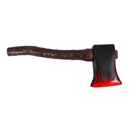 SOIMISS Halloween Axt Requisit Kurz Blutig Realistisch Cosplay Deko Robust Leicht Tragbar für Party Fasching Erwachsene von SOIMISS