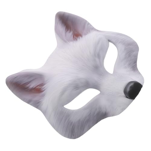 SOIMISS Halloween Halbgesichts-fuchsmaske Tier-cosplay Maske für Damen und Herren Detailreiches Design Leicht und Robust für Karneval Party Dekoration und Kostümaccessoires SOIMISS Halloween Halbgesichts-fuchsmaske Tier-cosplay Maske für Damen und Herren Detailreiches Design Leicht und Robust für Karneval Party Dekoration und Kostümaccessoires von SOIMISS