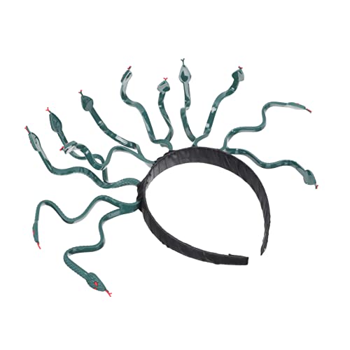 SOIMISS Halloween Kostüm Damenschlange Kopfschmuck Halloween Stirnband Medusa Kopfdekor Party Karneval Fasching Zubehör von SOIMISS
