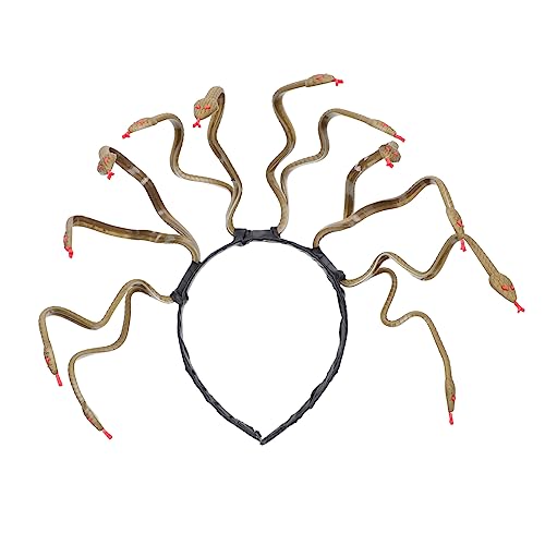 SOIMISS Halloween Kostüm Kopfschmuck Schlangenförmiges Headband Medusa Stil Fasching Party Zubehör für Damen und Herren von SOIMISS