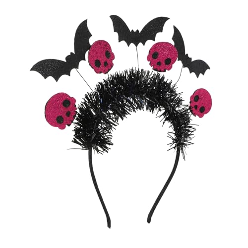SOIMISS Halloween Skull Bat Haarreif Langlebiger Party Kopfschmuck Wiederverwendbar Komfortabel für Halloween Kostüm Cosplay Zubehör Gruselige Festival Accessoires für Erwachsene SOIMISS Halloween Skull Bat Haarreif Langlebiger Party Kopfschmuck Wiederverwendbar Komfortabel für Halloween Kostüm Cosplay Zubehör Gruselige Festival Accessoires für Erwachsene von SOIMISS
