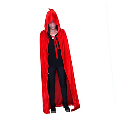 SOIMISS Halloween Umhang Mit Kapuze Rote Zaubererrobe Für Cosplay Und Maskerade Ideal Für Halloween Fasching Und Karneval Unisex Kostü Für Damen Und Herren SOIMISS Halloween Umhang Mit Kapuze Rote Zaubererrobe Für Cosplay Und Maskerade Ideal Für Halloween Fasching Und Karneval Unisex Kostü Für Damen Und Herren von SOIMISS