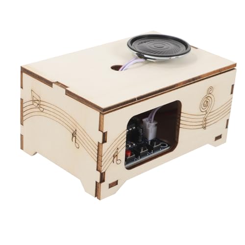 SOIMISS Handgefertigte DIY Holzspieluhr Tonrekorder mit Klarem Sound Mikrofon und Wissenschaftlichem Experimentierset Kreatives für Individuelle Musikaufnahme und Lernspaß SOIMISS Handgefertigte DIY Holzspieluhr Tonrekorder mit Klarem Sound Mikrofon und Wissenschaftlichem Experimentierset Kreatives für Individuelle Musikaufnahme und Lernspaß von SOIMISS