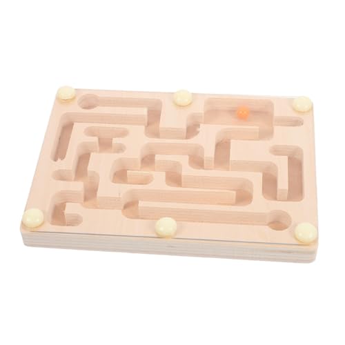 SOIMISS Handheld Balance Maze Toy Lernspielzeug Konzentration und Motorik für Holz Sicher und Langlebig für Unterwegs SOIMISS Handheld Balance Maze Toy Lernspielzeug Konzentration und Motorik für Holz Sicher und Langlebig für Unterwegs von SOIMISS