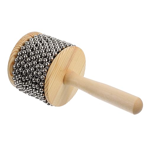 SOIMISS Handheld Cabasa Musikinstrument für Musikliebhaber Sicheres und Zuverlässiges Percussion Instrument aus Holz für Kleinkinder und Anfänger SOIMISS Handheld Cabasa Musikinstrument für Musikliebhaber Sicheres und Zuverlässiges Percussion Instrument aus Holz für Kleinkinder und Anfänger von SOIMISS