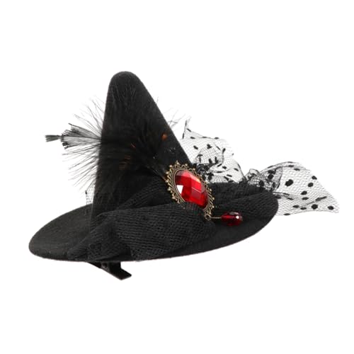 SOIMISS Hexenhut Haarschmuck für Halloween Niedliche Haarspange und Haarklammer für Kostüm und Party Leicht und Tragbar als für und Familie von SOIMISS