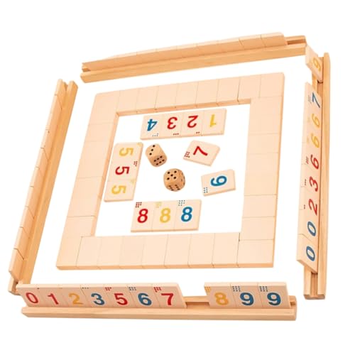 SOIMISS Holz Brettspiel Zahlen Digital Pädagogisch Lernspielzeug für Eltern Junge Mädchen Spiel Spaß Familien Gesellschaftsspiel Geschenk Ab Jahren von SOIMISS
