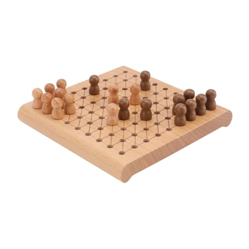 SOIMISS Holz Schachbrett Intellektuelles Gesellschaftsspiel mit Glatter Oberfläche und Abgerundeten Ecken Fördert Logisches und Beobachtungsfähigkeit für Party und Lernen SOIMISS Holz Schachbrett Intellektuelles Gesellschaftsspiel mit Glatter Oberfläche und Abgerundeten Ecken Fördert Logisches und Beobachtungsfähigkeit für Party und Lernen von SOIMISS