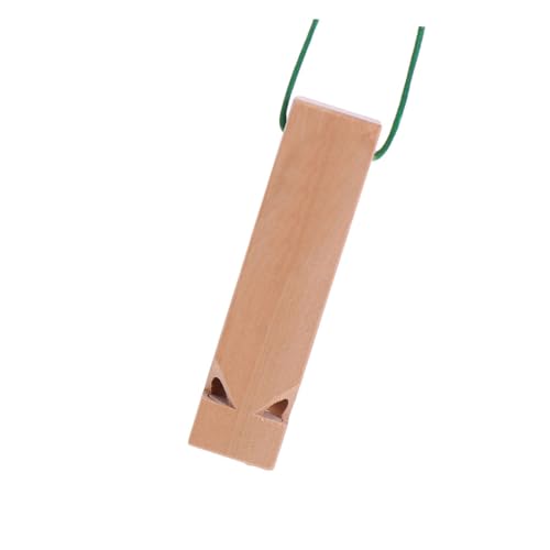 SOIMISS Holz Zugpfeife für DIY Malen Musikinstrument Kreatives für Partys Feiern Zufällige Schnurfarbe Lustige Trillerpfeife für Musikalische Entdeckungen Zufällige Farbe Zufällige Farbe von SOIMISS