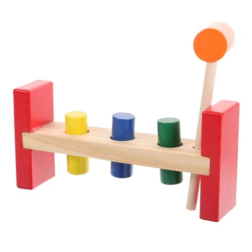SOIMISS Holz klopfspielzeug für Kleinkinder Buntes Interaktives Lernspielzeug mit Robustem Material Fördert Hand Auge koordination Reaktionsfähigkeit und Konzentration Pädagogisches von SOIMISS