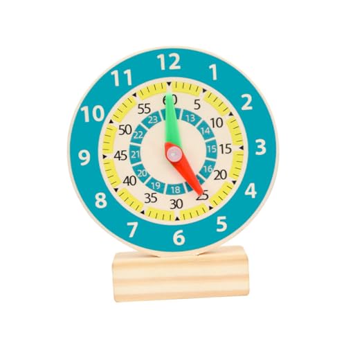 SOIMISS Holzlern Uhr Lernspielzeug Holzspiel Uhr Zahlen und Farberkennung Pädagogisches Hand Auge Koordination und Kognitiven Fähigkeiten Sicher SOIMISS Holzlern Uhr Lernspielzeug Holzspiel Uhr Zahlen und Farberkennung Pädagogisches Hand Auge Koordination und Kognitiven Fähigkeiten Sicher von SOIMISS