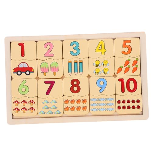SOIMISS Holzpuzzle Zahlen Tiere Montessori Lernspielzeug Pädagogisches Steckspiel Gedächtnis Denken und Farberkennung Ab Jahren SOIMISS Holzpuzzle Zahlen Tiere Montessori Lernspielzeug Pädagogisches Steckspiel Gedächtnis Denken und Farberkennung Ab Jahren von SOIMISS