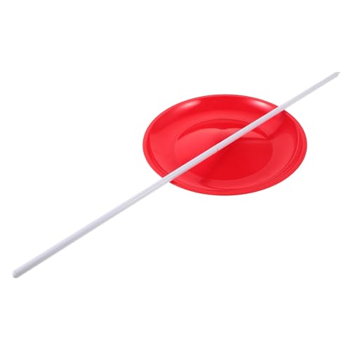 SOIMISS Jonglierscheiben-Requisiten Jonglieren Teller weiche Spinnplatte Jonglierplatten-Set Jonglierplatte mit Stöcken für Zirkus Jonglierplatte für Anfänger Jonglierspielzeug Plastik rot SOIMISS Jonglierscheiben-Requisiten Jonglieren Teller weiche Spinnplatte Jonglierplatten-Set Jonglierplatte mit Stöcken für Zirkus Jonglierplatte für Anfänger Jonglierspielzeug Plastik rot von SOIMISS