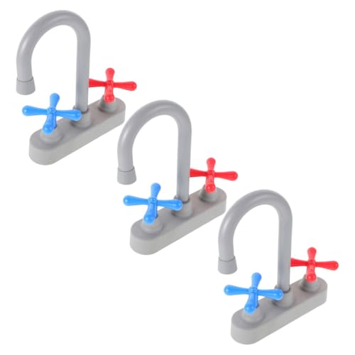 SOIMISS Kinderküchen Ersatz-Wasserhahn Simulierter Spiel-spültisch Wasserhahn Einfach zu Montierende Kindersichere Küchenzubehör für Kreatives Rollenspiel Jungen und Mädchen von SOIMISS